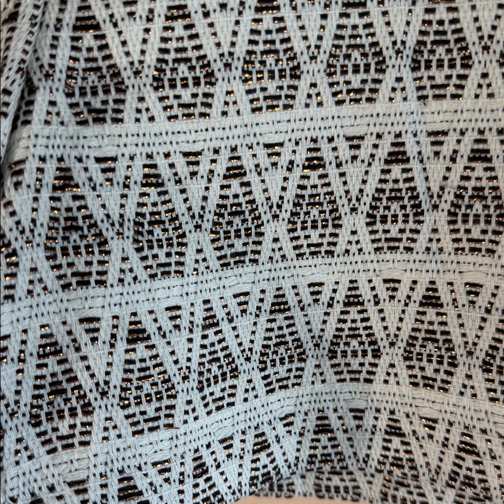 LOFT Black and White Geometric Bermuda Shorts - Picture 3 of 7